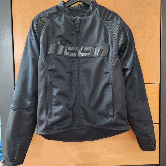 Icon Hooligan 2 Stealth motorcycle jacket- womens - Picture 2 of 9